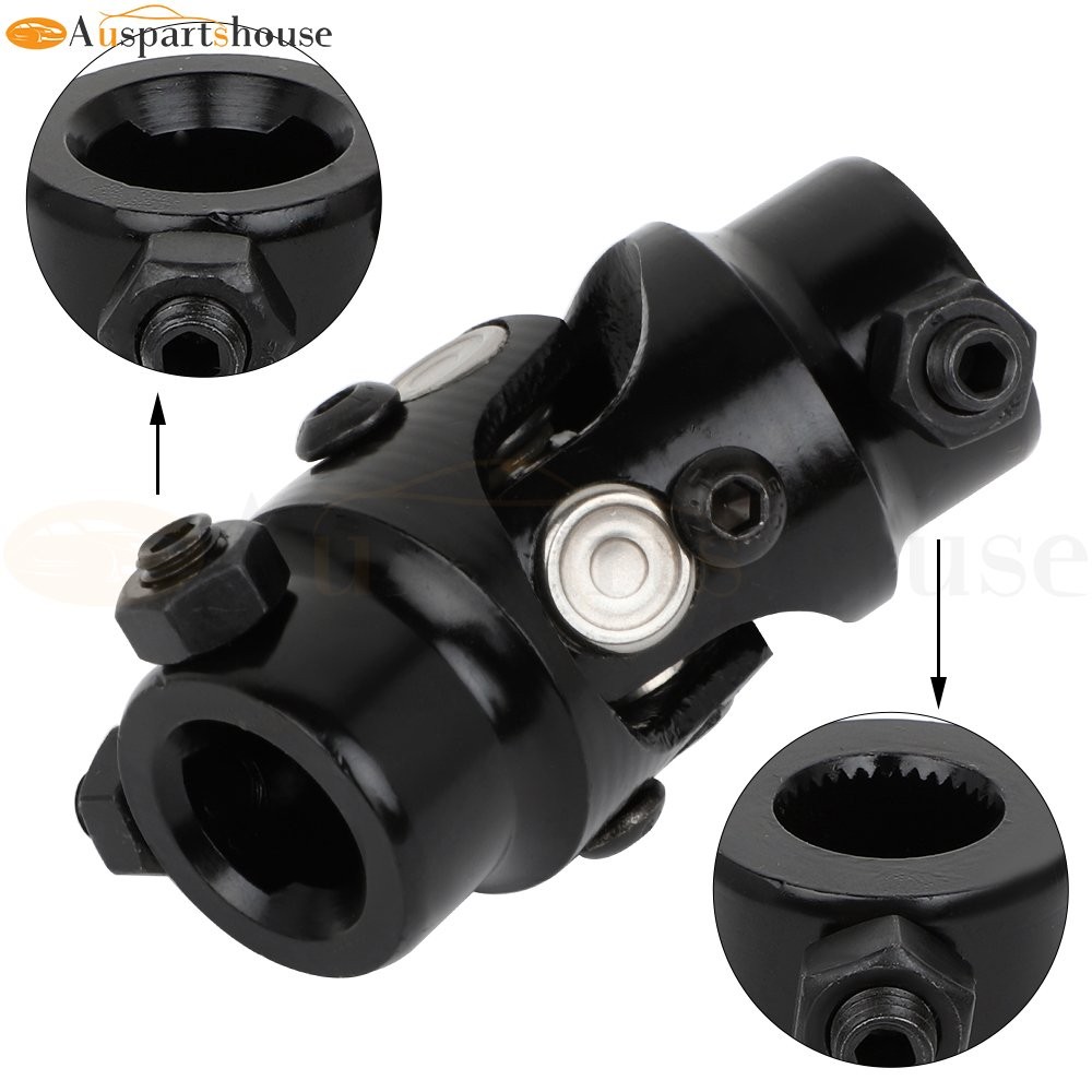 5/8″-36 Spline X 3/4″ DD Universal Steering U-Joint Single Shaft Coupler