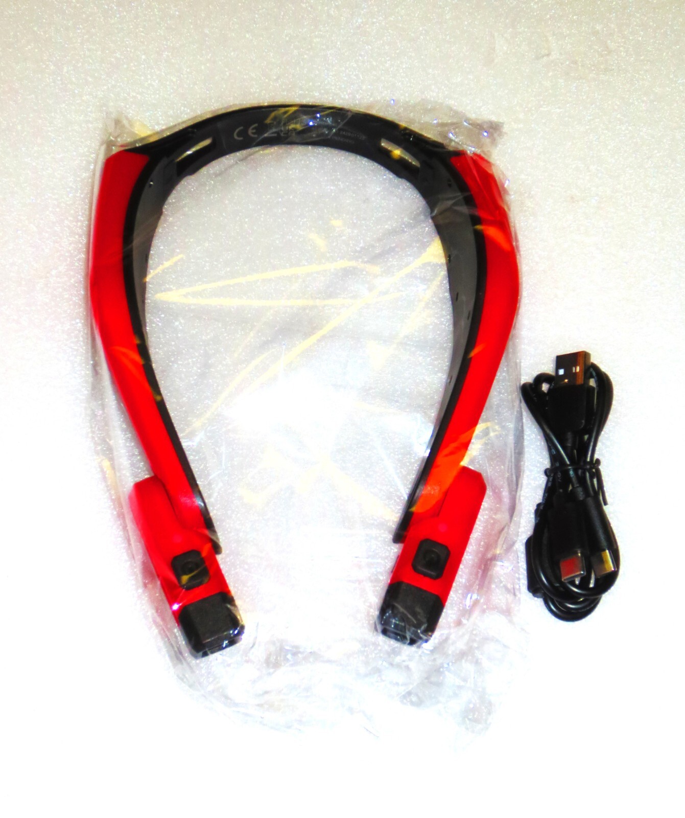 *NEW* Snap-on ECHDF042 HIGH-TECH HEADLAMP LIGHT *RED* 450 LUMENS Rechargeable