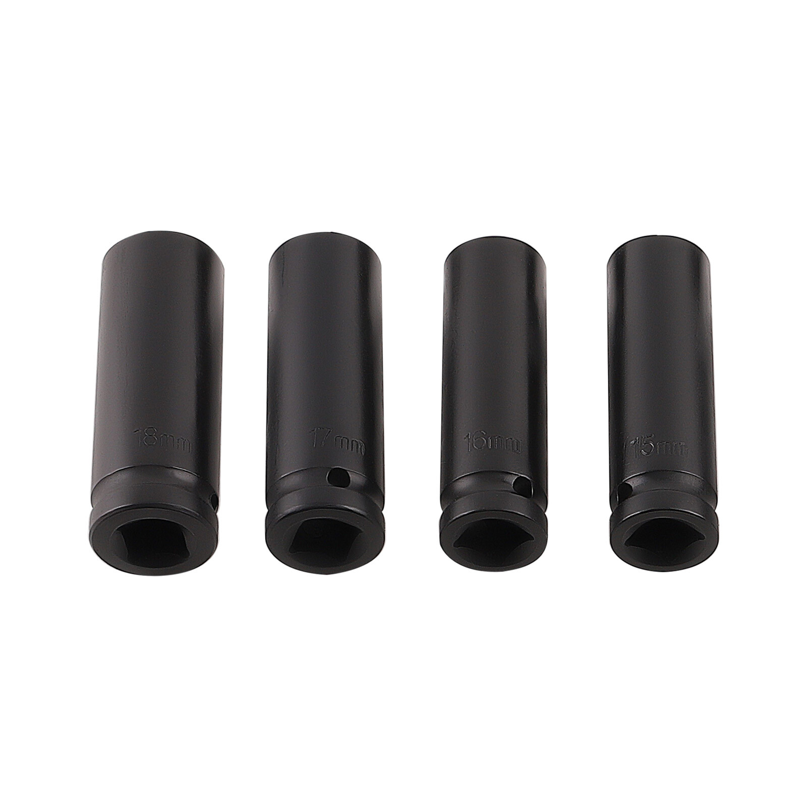35PCS 1/2″ Deep Impact Socket Set Drive 6 Point Metric Garage Tool 8 – 32mm