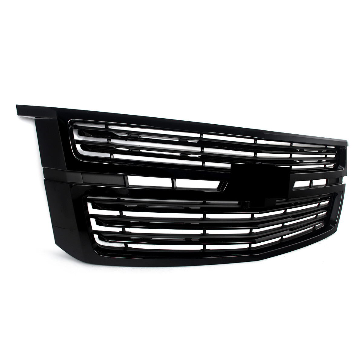 Front Upper Grille Gloss Black For Chevy Tahoe/Suburban LTZ 2015-2020 #GM1200704