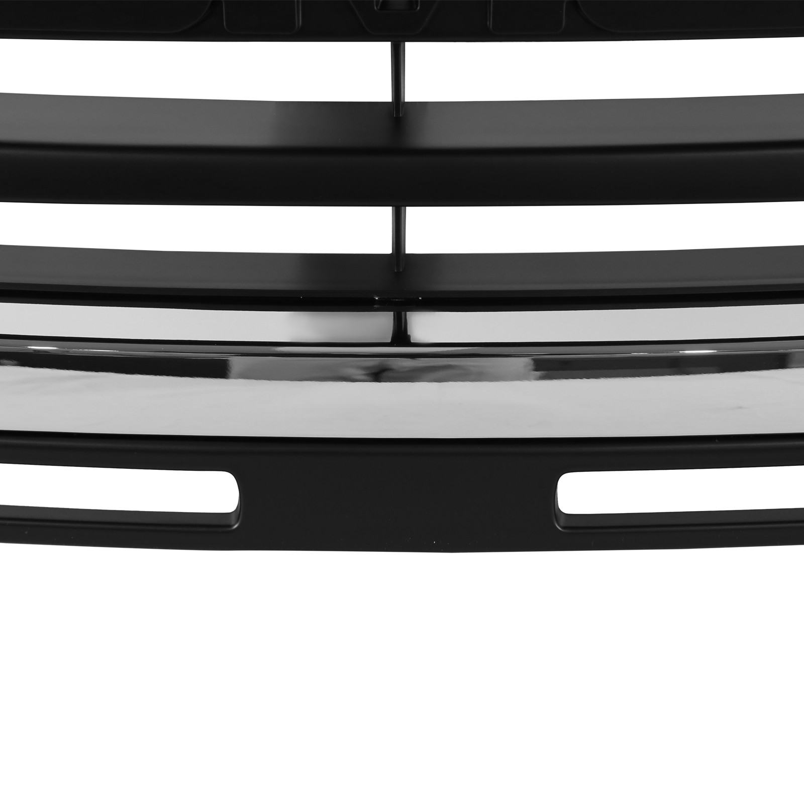 For GMC Sierra 2500/3500 HD 2003-2007 Front Upper Grille Black w/Chrome Shell