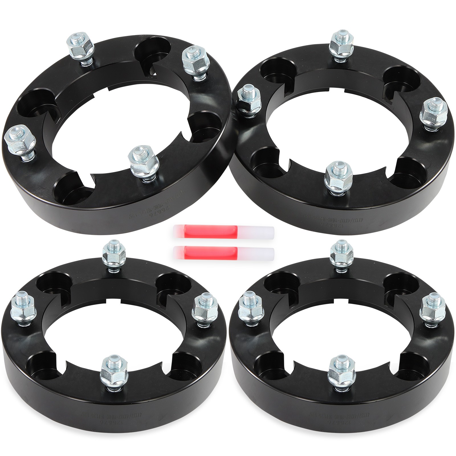 4x 1.25″ 4×137 Wheel Spacers 10×1.25 Fits Can-Am/Bombardier Kawasaki 4 Lug 110mm