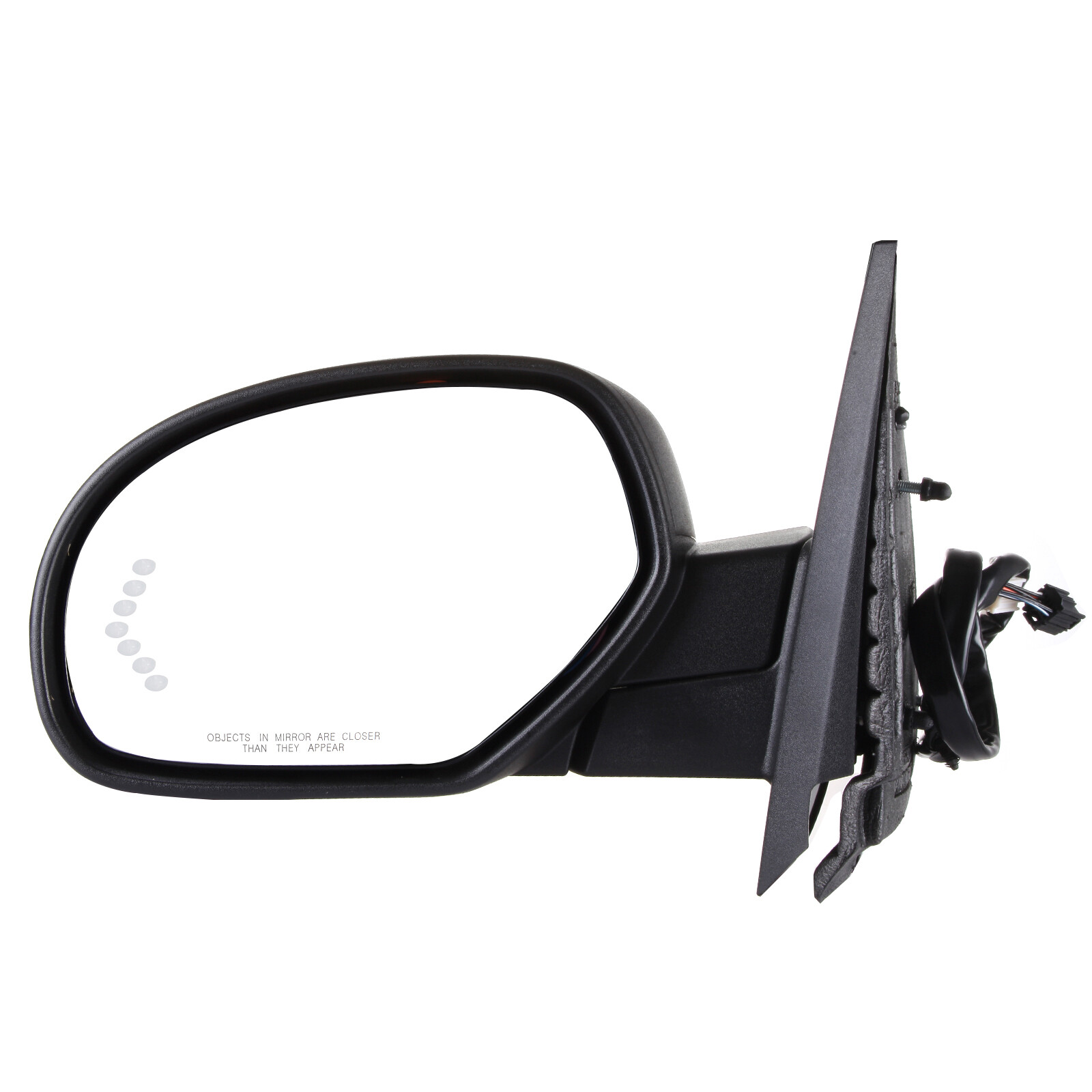 Power Fold Memory Heated Puddle light Arrow Signal Mirrors For 07-14 Chevy GMC