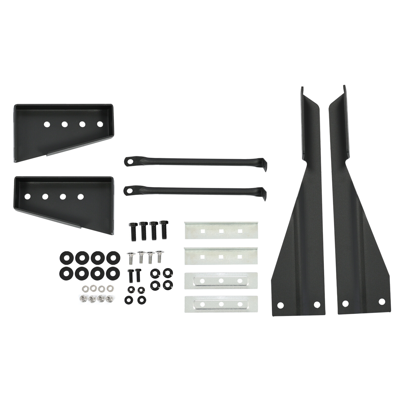 7in Rear Step Running Board Bracket Kit Steel For Ford Transit 2015-Present 15