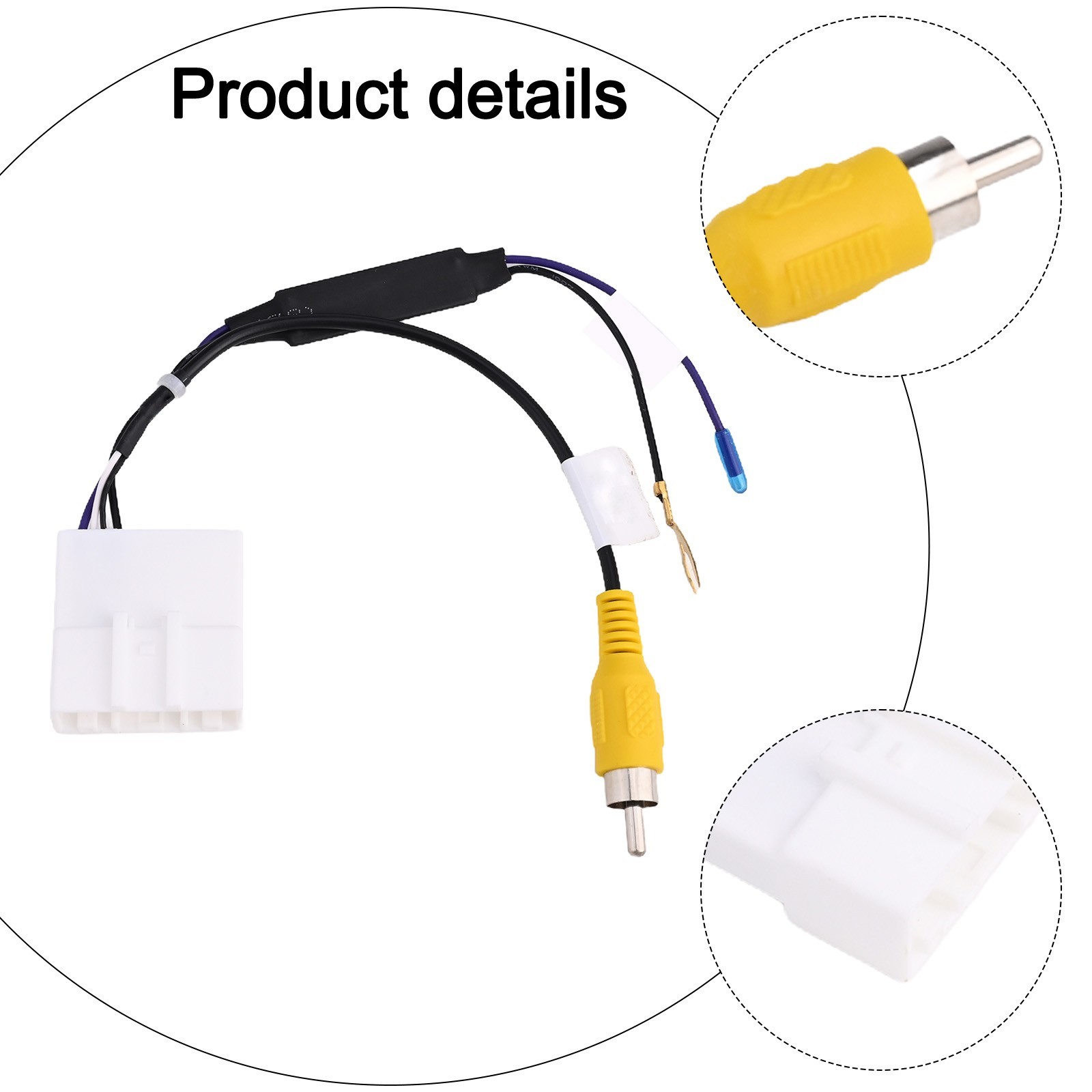 Easy to Use Rear Camera Adapter Cable for KIA Quick Installation Lightweight