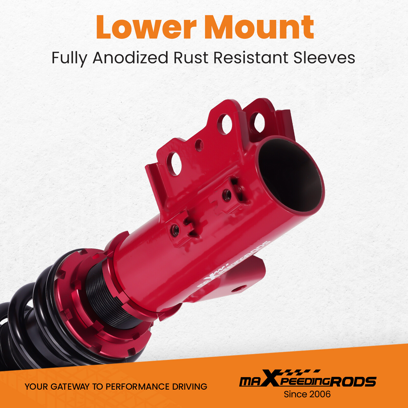 Maxpeedingrods Coilover Suspension For Hyundai Veloster 13-15 1.6L Adj. Height