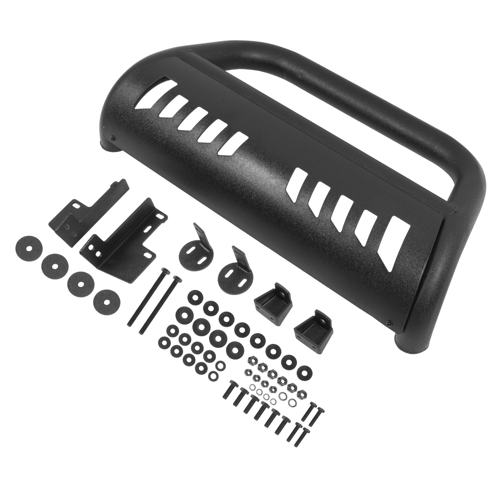 Black Bull Bar Front Bumper Grille Brush Guard For Toyota Tacoma 2016-2023