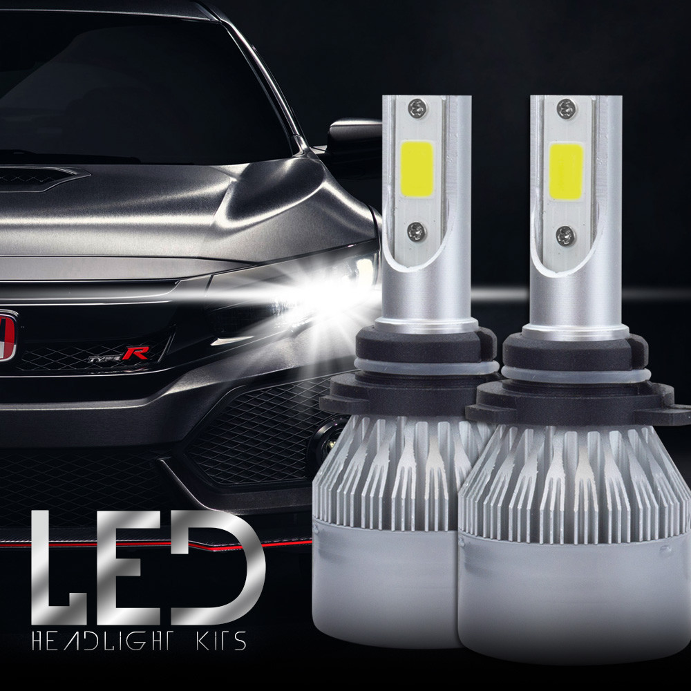 XENTEC LED HID Headlight Conversion kit 9012 6000K for 2013-2015 Dodge Dart