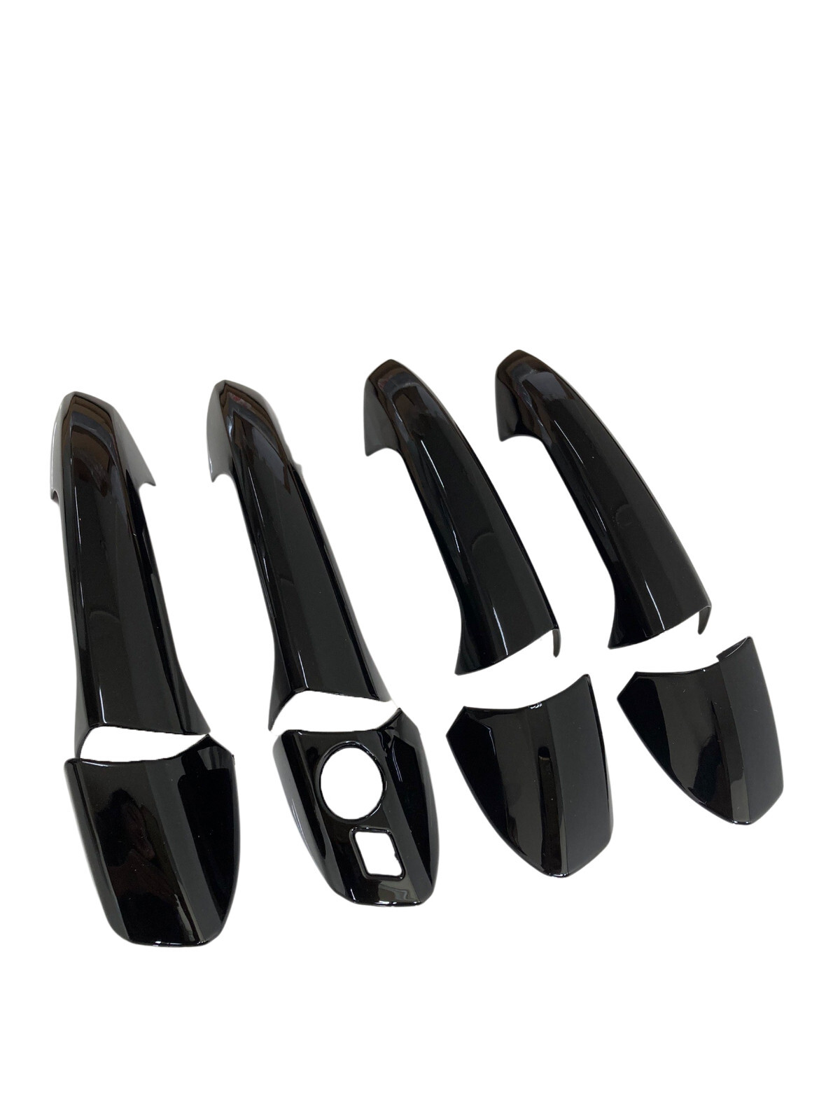 Painted Gloss Black Door Handle Overlay Cover Fits 12-18 W218 CLS550 CLS63