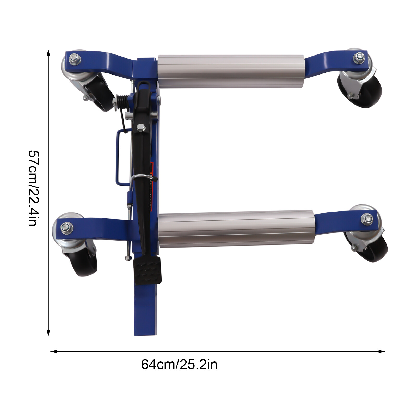 2Pcs Car Moving Dolly Auto Wheel Tire Lift Dolly Vehicle Repair Mover 1300LBS US