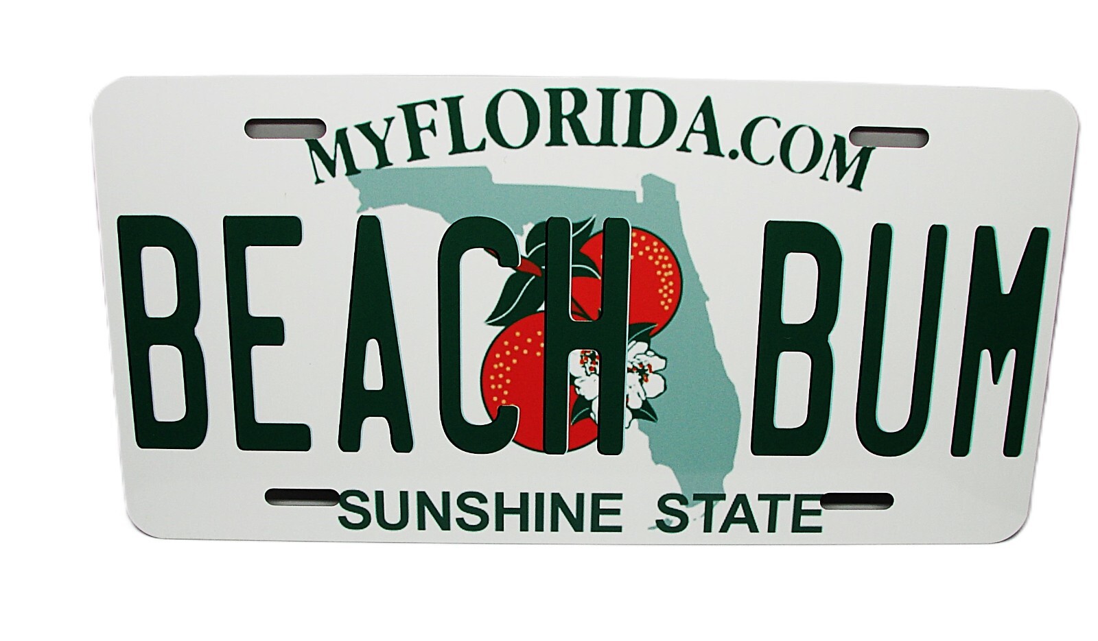 BEACH BUM FLORIDA life is a beach BEACH GIRL Metal Novelty Car license Plate Tag