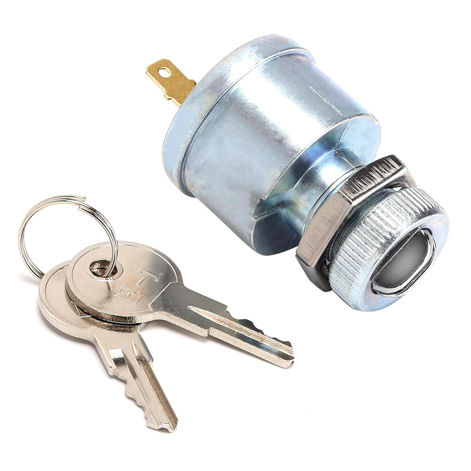 Metal+Plastic Ignition Switch 2-Terminal – Replacement for EZGO 1981+ Models