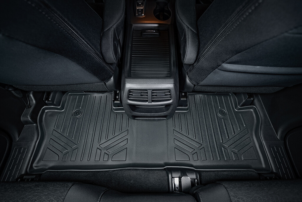 SMARTLINER Floor Mats 2 Row Liner Set Black for 2019-2025 Honda Passport
