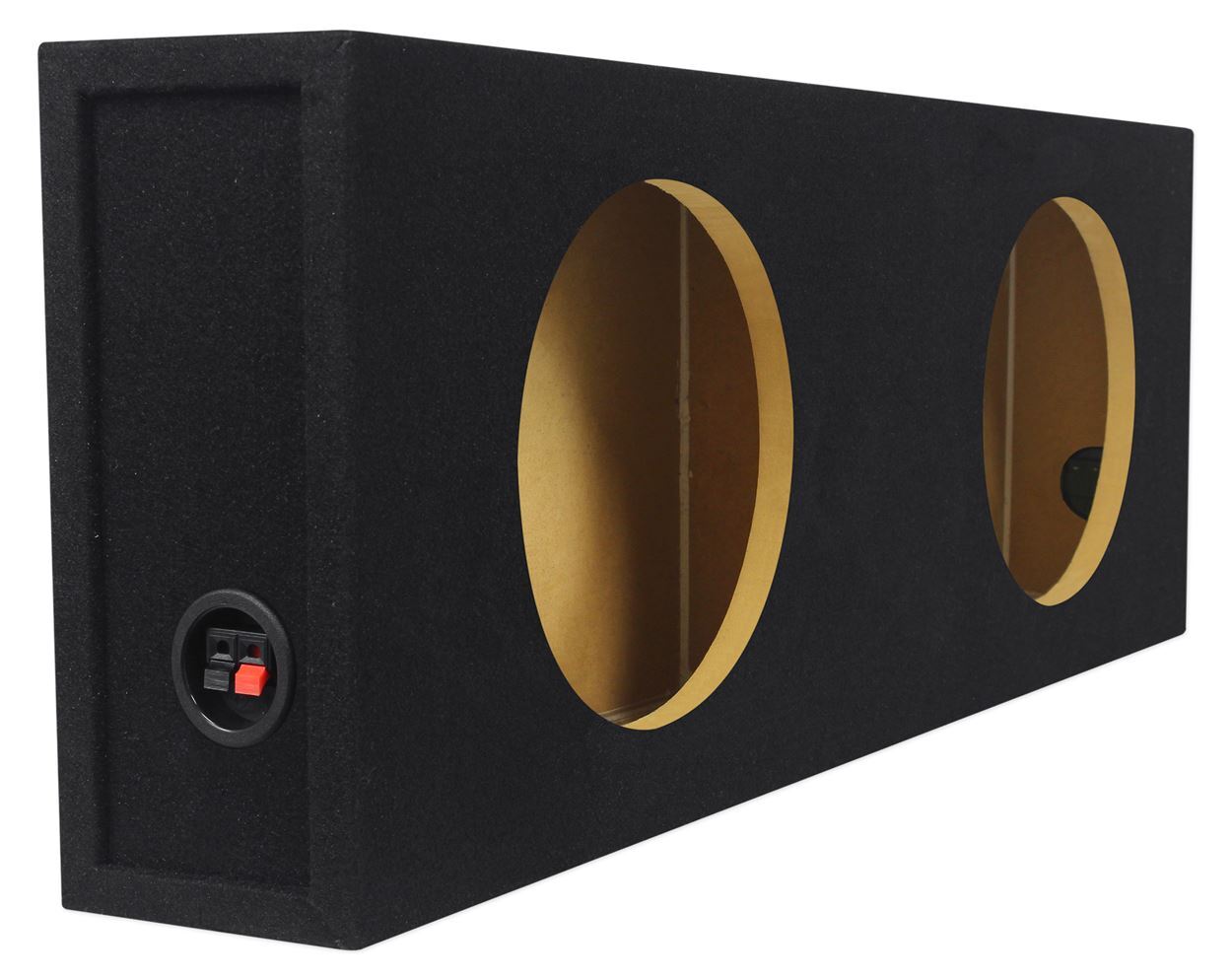 Rockville Shallow Sub Box Enclosure For (2) MTX 3510-04S 10″ Slim Subwoofers