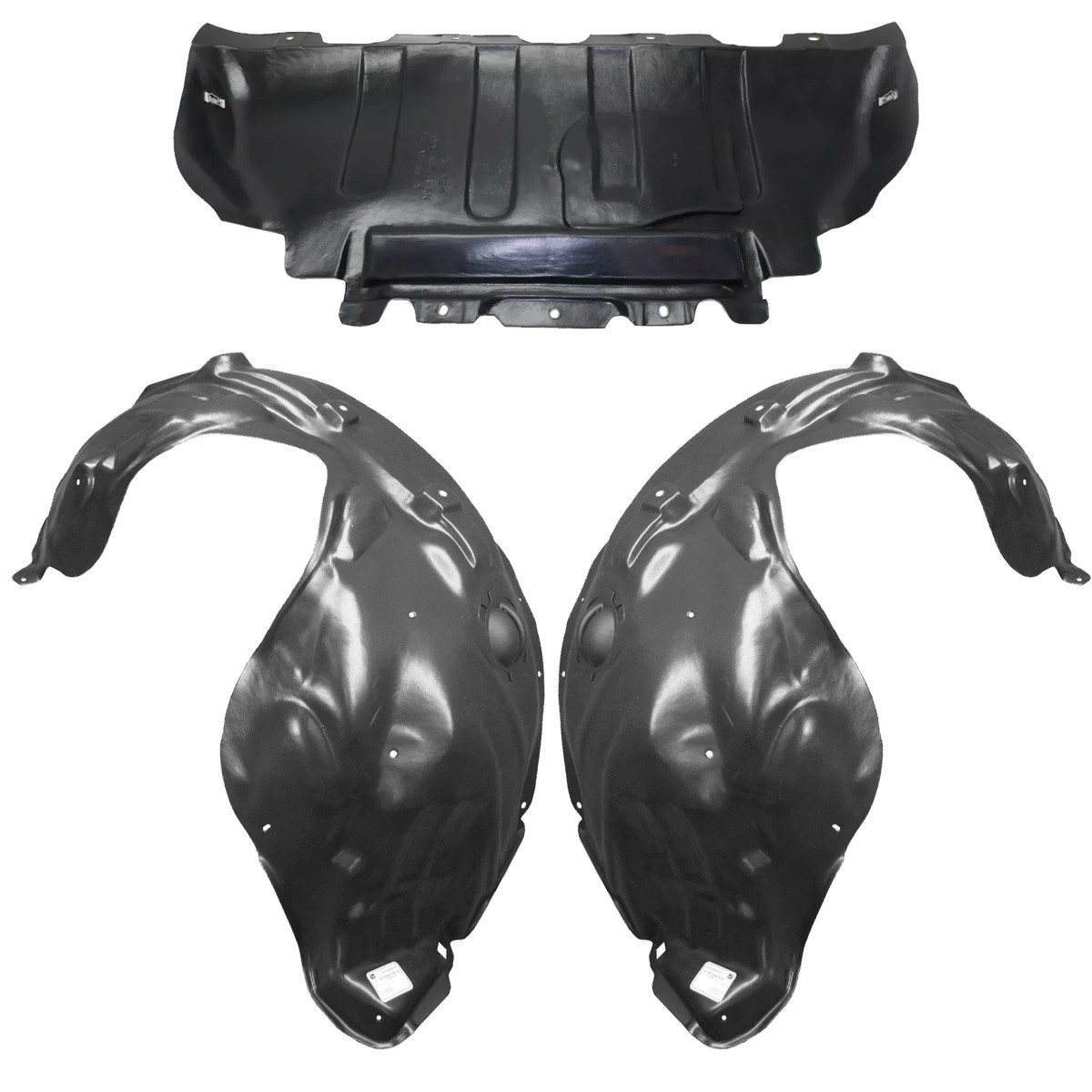 Front Fender Liner & Engine Under Cover Set For 2011-2021 Jeep Grand Cherokee