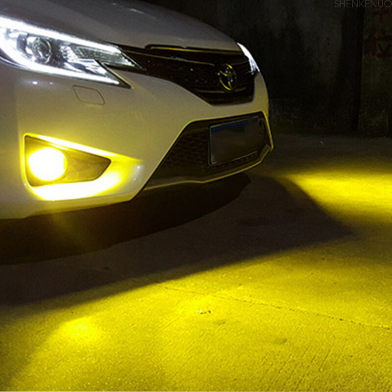 FOR GMC Terrain2010 – 2015 – 2x H11 LED Fog Light Driving Bulbs DRL Gold Yellow