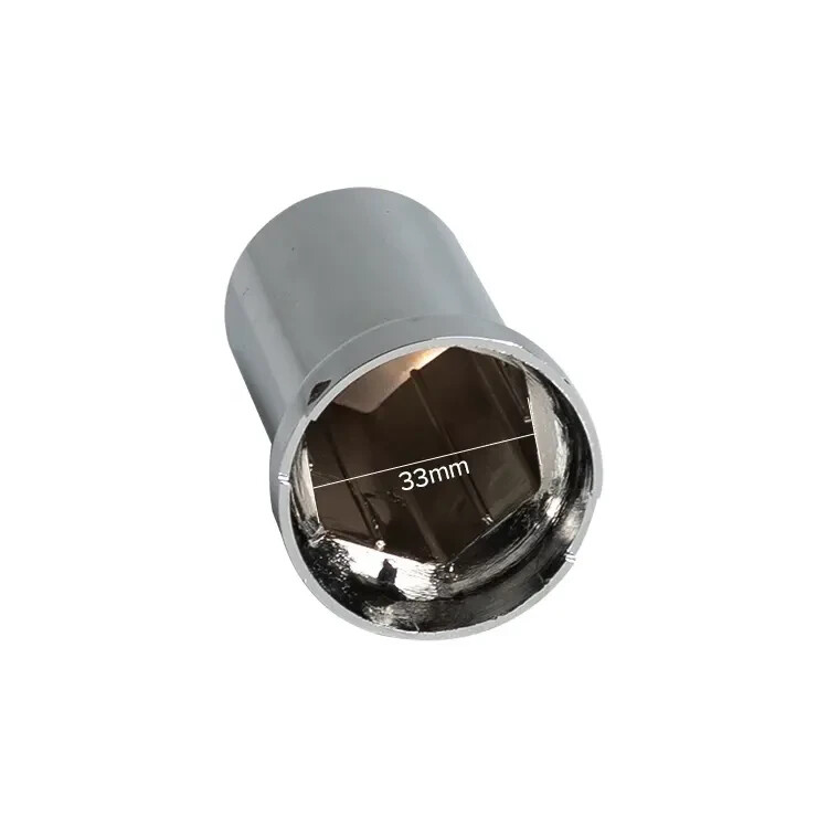 20PCS 33mm Lug Nut Covers Chrome Push-On (3-3/16″) ABS Plastic For Semi Truck