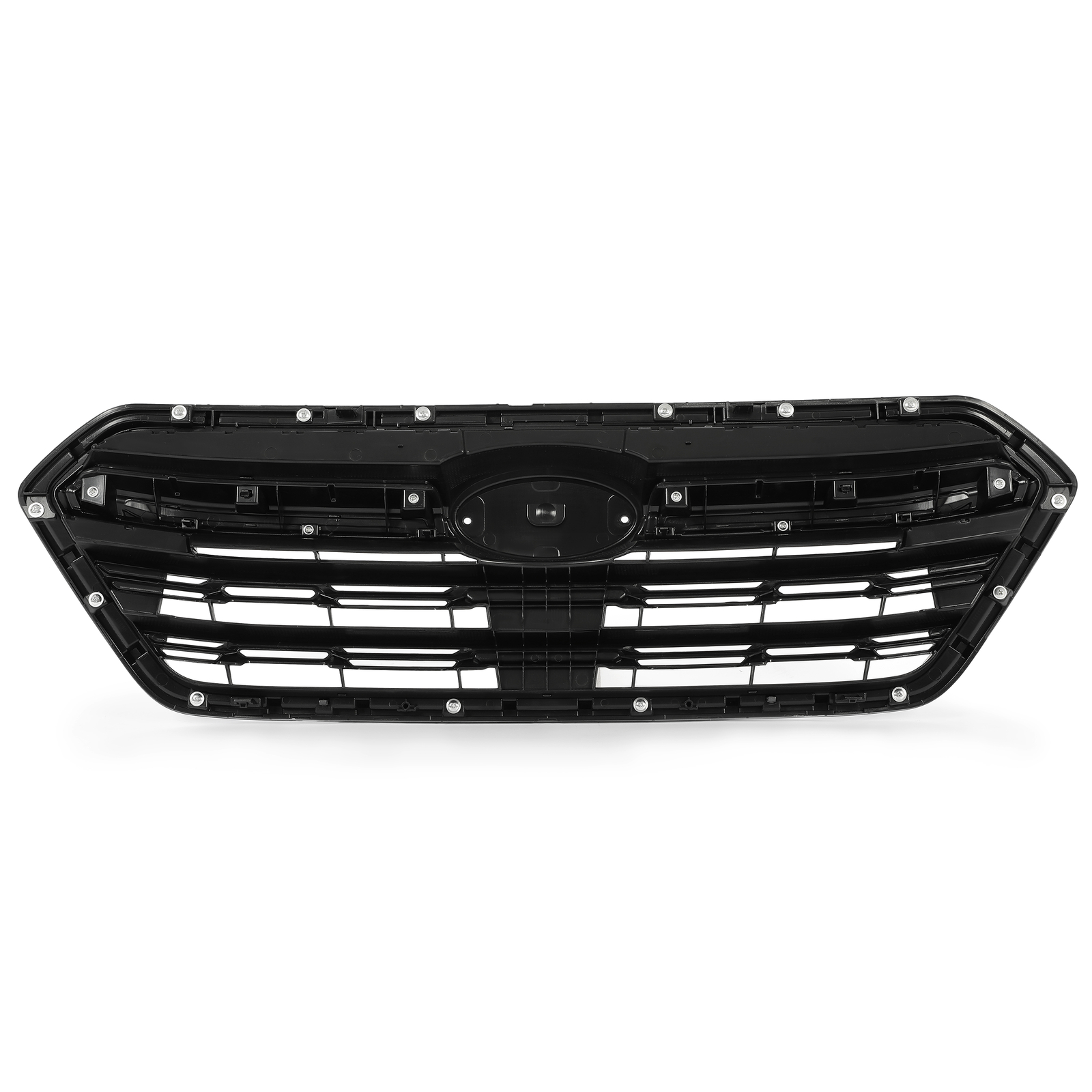 Front Upper Grille Black Painted Replacement For Subaru Outback 18-19 SU1200172