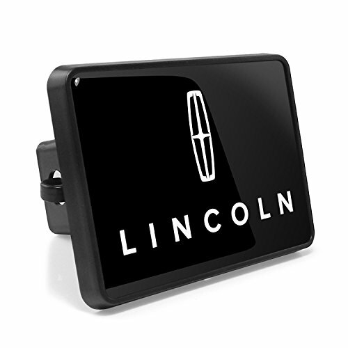 Lincoln Logo UV Graphic Metal Plate on ABS Plastic 2″ Tow Hitch Cover