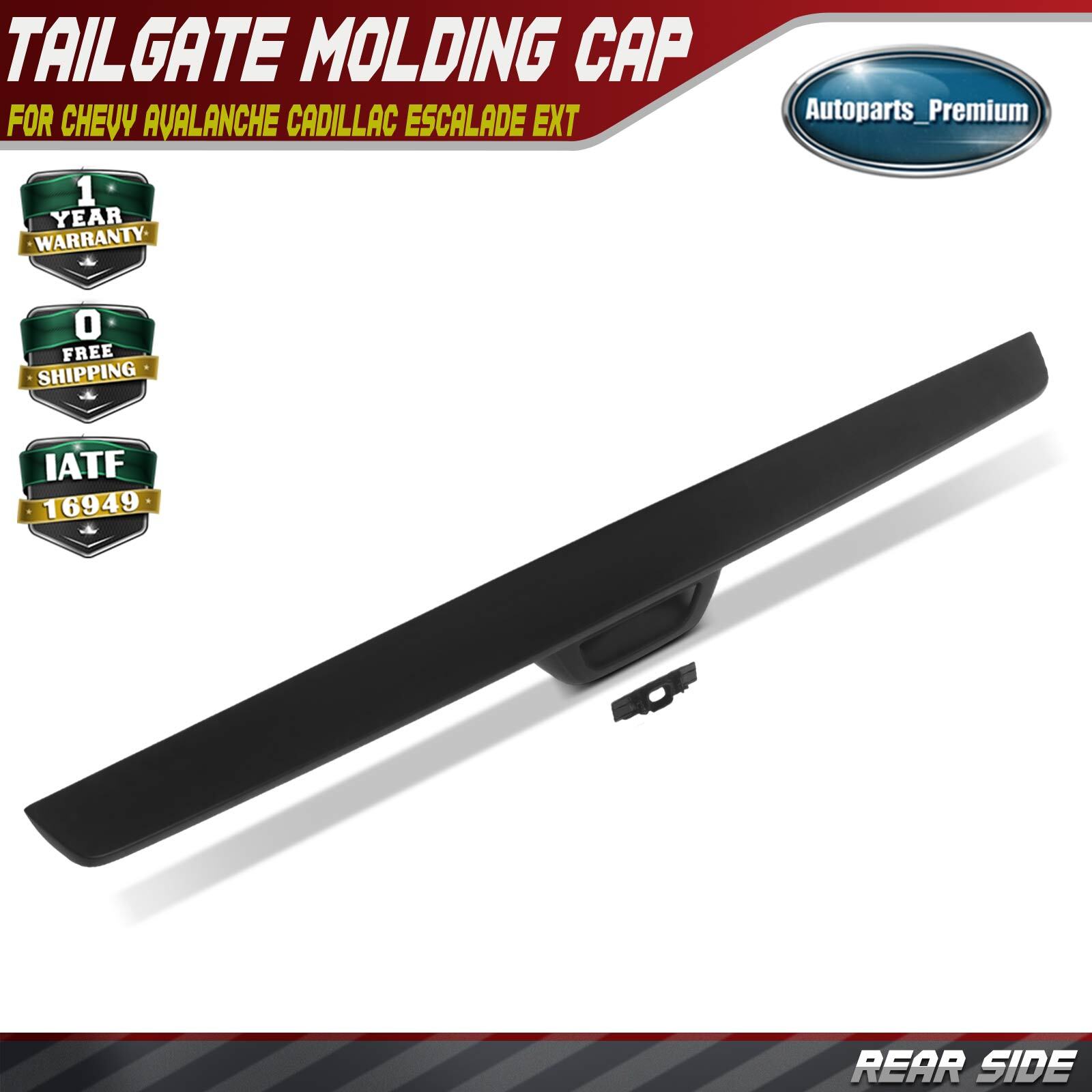 Tailgate Molding Cap for Chevy Avalanche Escalade EXT 07-13 without Camera Hole