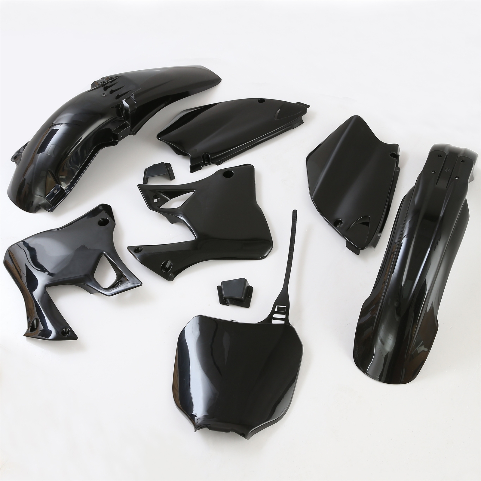 Black Plastic Restyle Fairing Body kit For Yamaha 1996- 2001 YZ125 YZ250