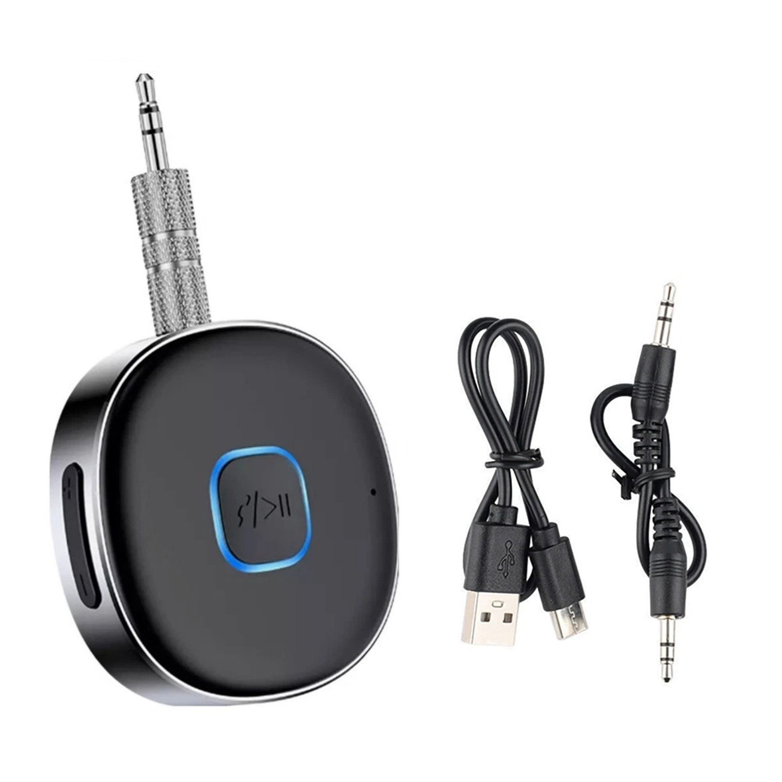 For Bluetooth 5.0 Wireless Audio Receiver 3.5mm Aux Car Kit Handsfree Calling