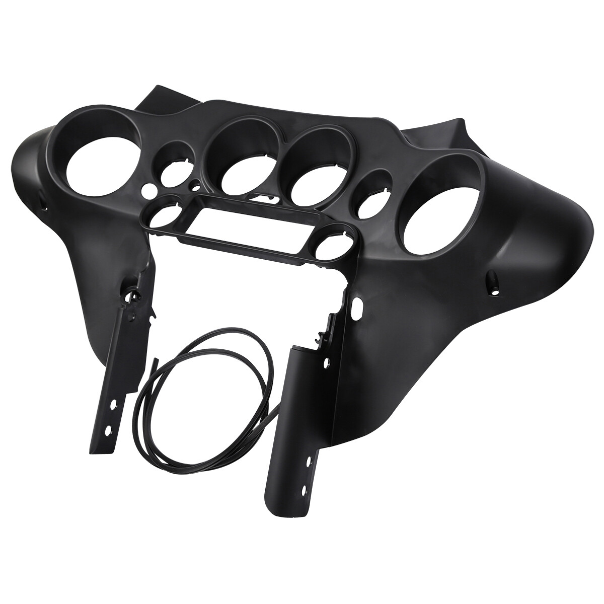 Black ABS Plastic Batwing Inner Outer Fairing For Harley Davidson Touring 96-13