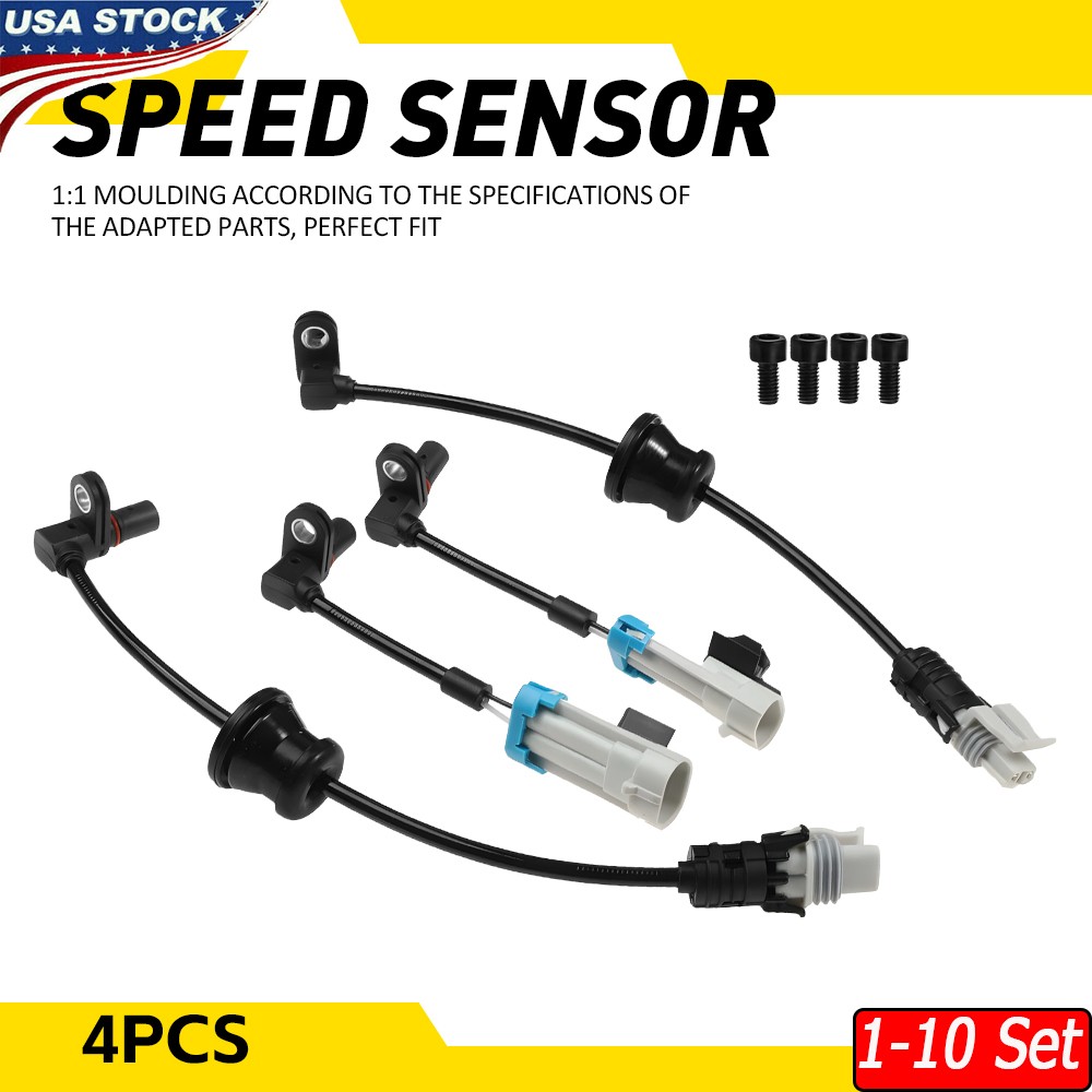 1-10x ABS Wheel Speed Sensor Kit For CHEVROLET EQUINOX 2007 2008 2009 96626080