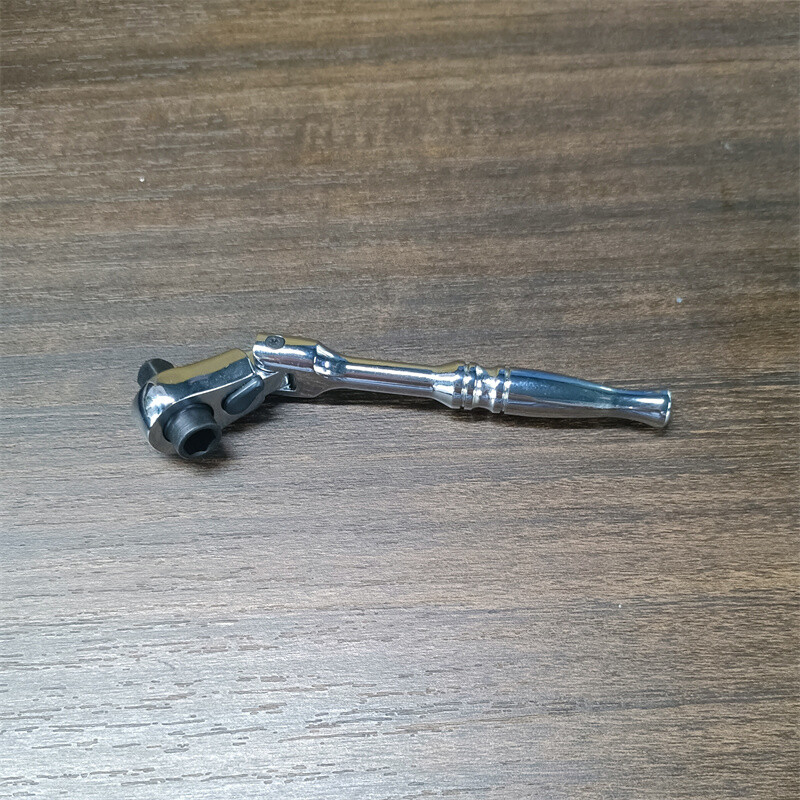 1/4″ Drive Ratchet Handle Socket Wrench 72 Tooth Flexible Head Stubby Round