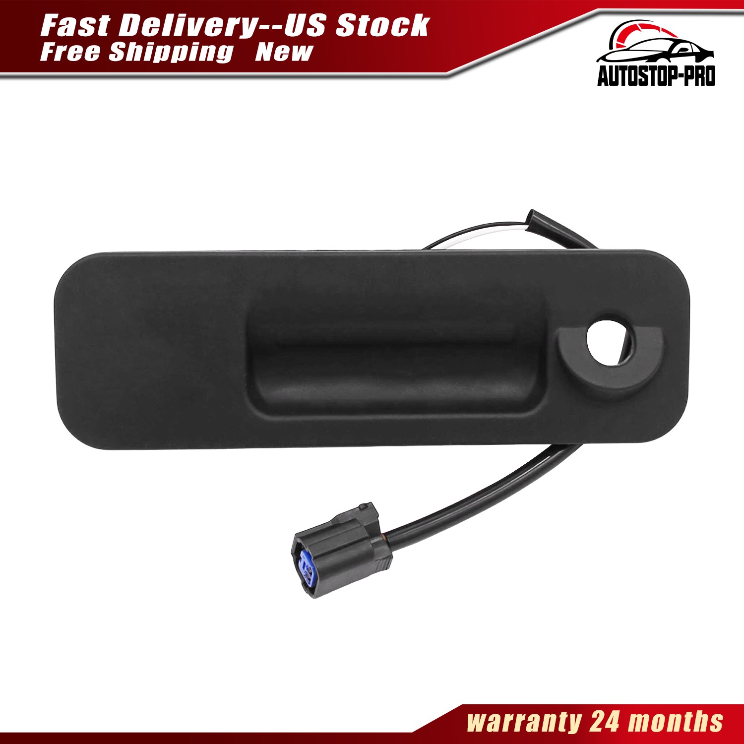 Rear Outside Trunk Lid Lock Handle for Sonata 15-17 without Rear Camera Hole