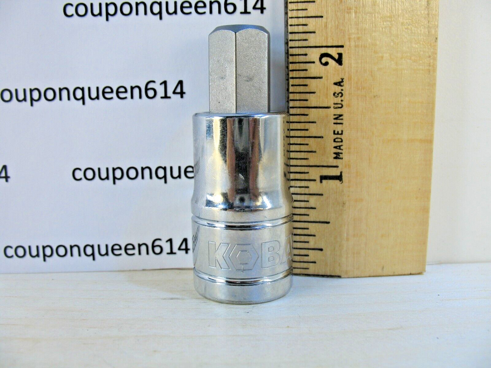 KOBALT 81999-0322, 1/2″ Drive Hex Bit Socket H12mm – Brand New