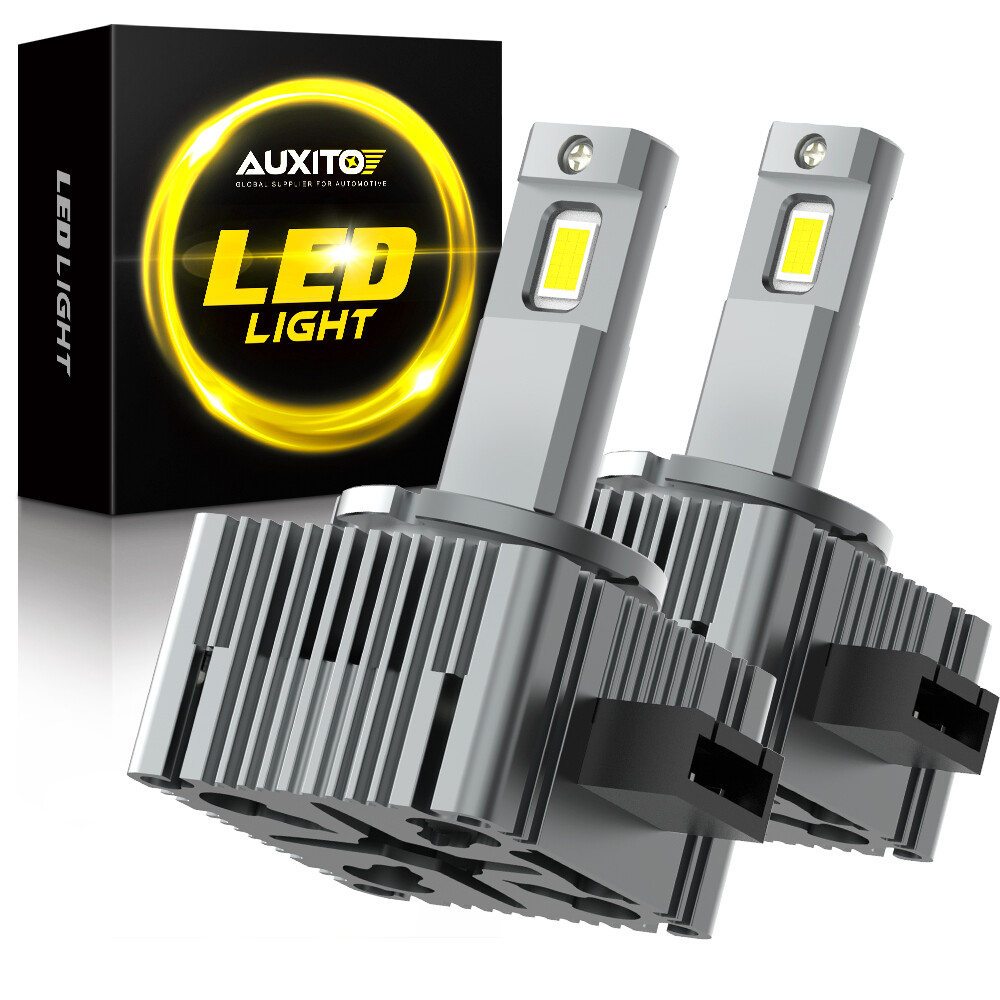 Pair AUXITO D3S D3R LED Headlight Bulbs Kit 6000K White HID Conversion Lamp EOA