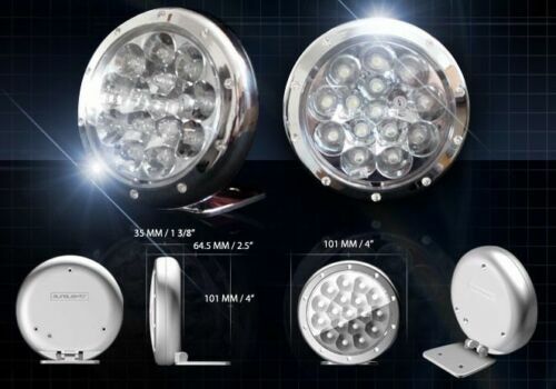 10,000K Blue LED Driving Light Fog Lamp Kit for Ford Mustang Grill ( all years )