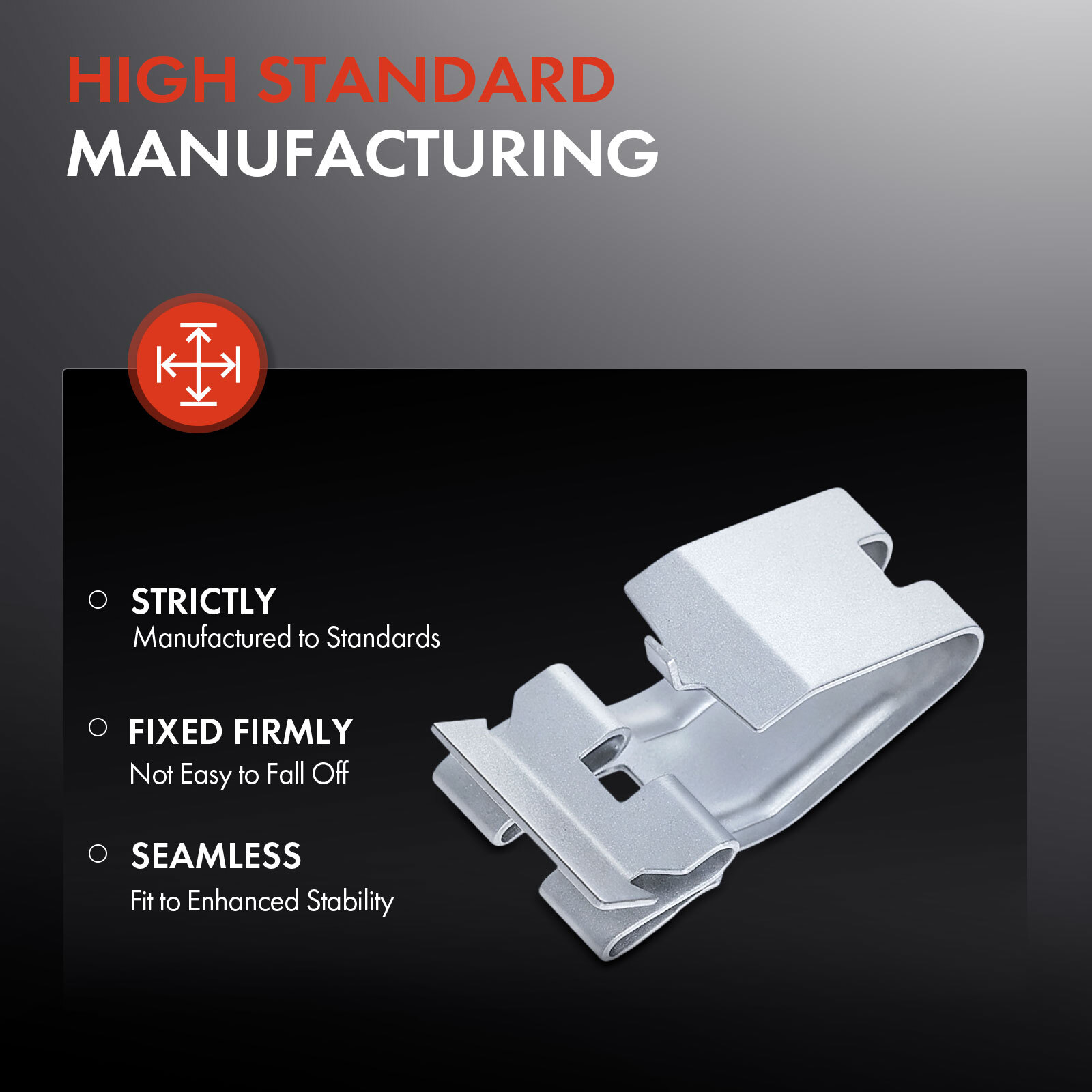 20Pcs Radiator Grille Retainer Clips for Chevrolet Silverado GMC Zinc Organic