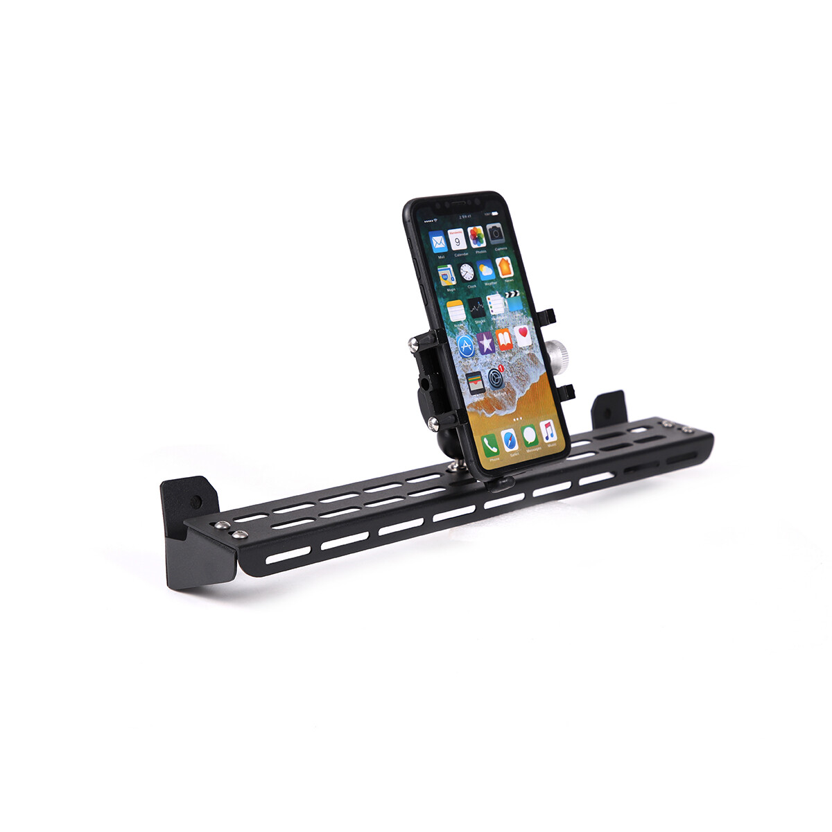 Carbon Steel Central Control Mobile Bracket Phone Holder For Hummer H2 2003-2007