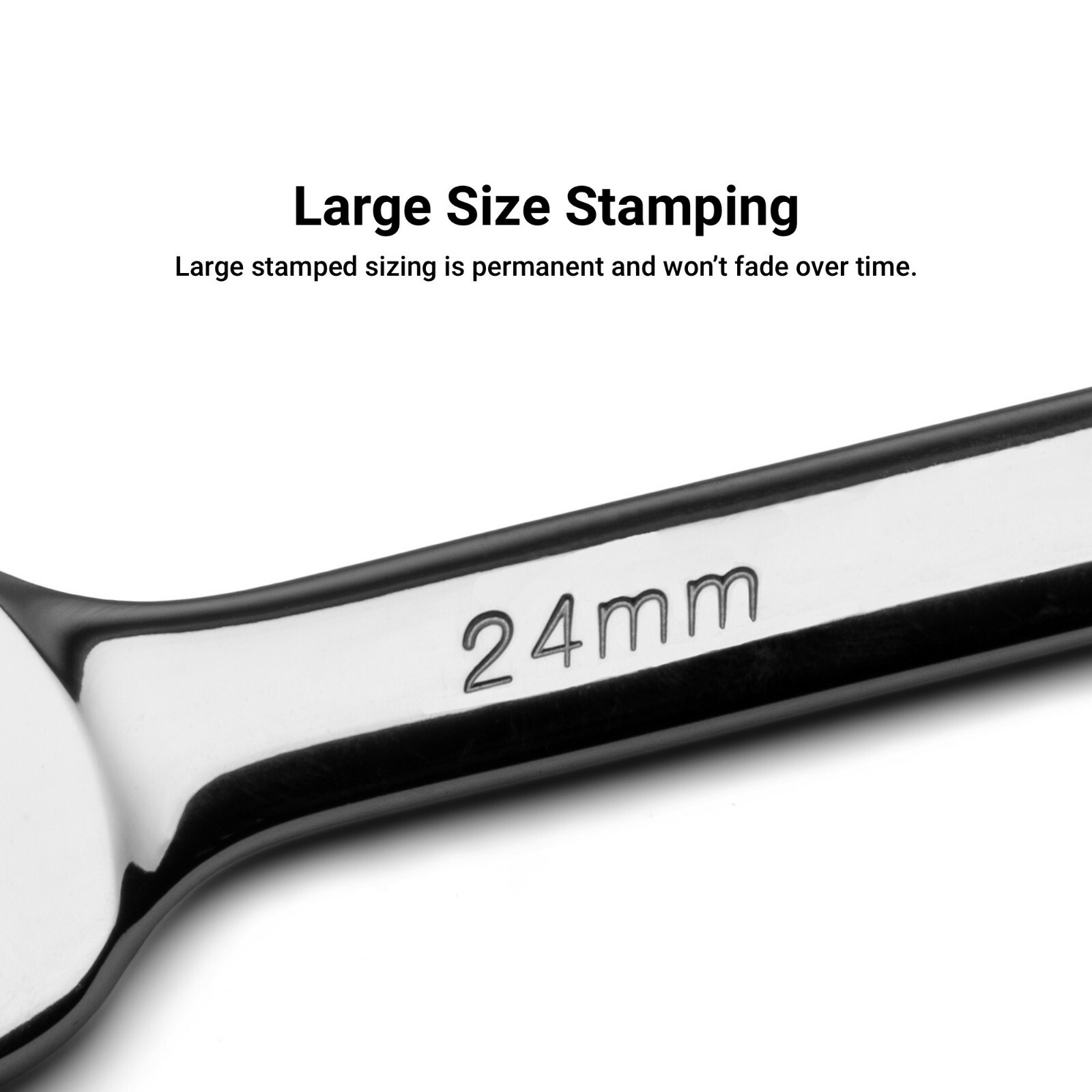 Capri Tools Combination Wrench, 12 Point, Metric & SAE Sizes