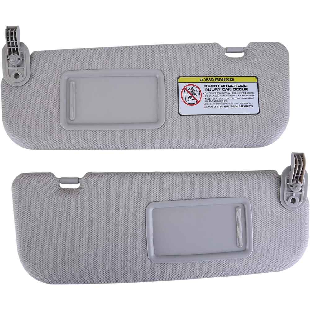 1 Pair LH/RH Driver & Passenger Side Sun Visor Set For 2012-15 Hyundai Veloster