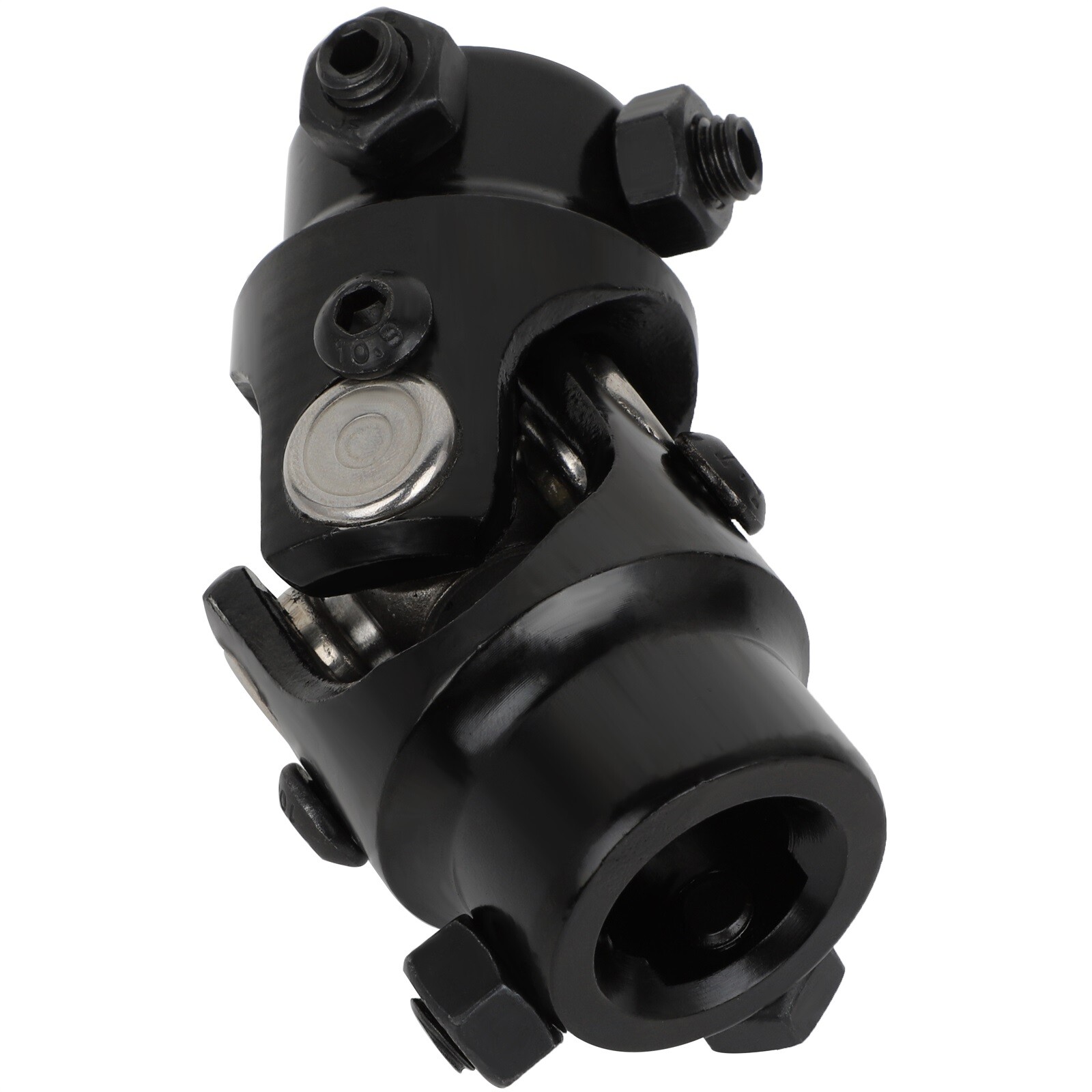 New 3/4″ DD X 3/4″ DD Universal Steering U Joint Single Shaft Coupler Black