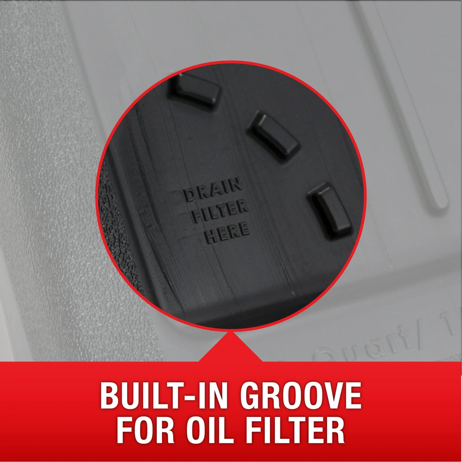 Oil Change Drain Container 16 Quart Large Pan leak-proof High Capacity Car Auto
