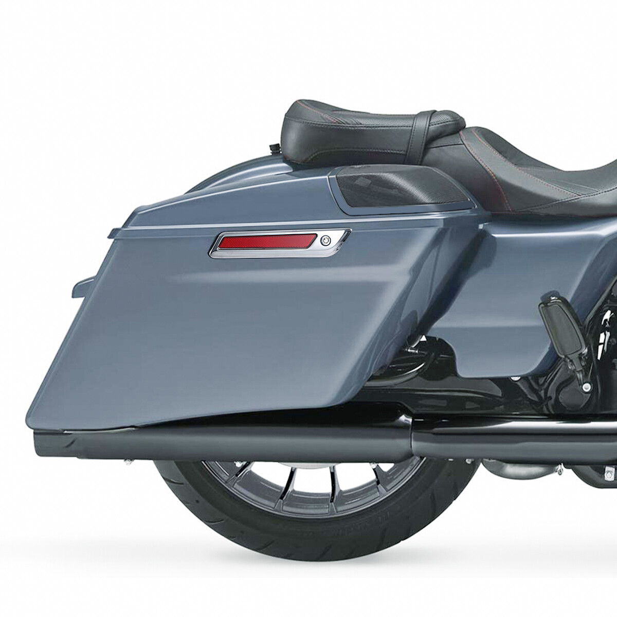 4″ Stretched Extended Hard Saddlebags Fit For Harley CVO Touring Glide 2014-2024