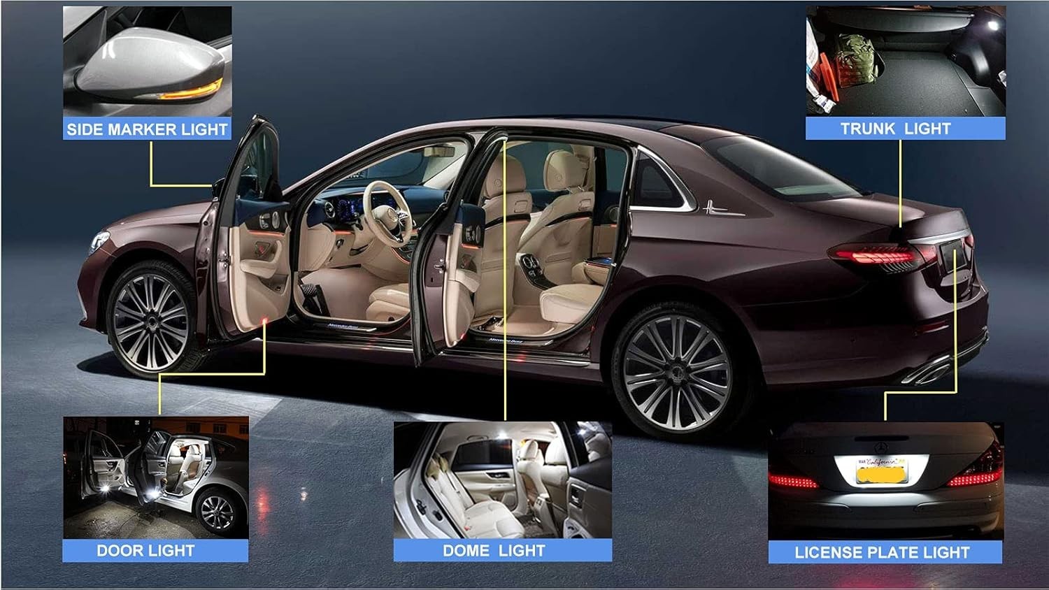 Energy-Efficient 578 LED Car Bulbs 6000K Brightness – Long Lasting 50,000 Hours