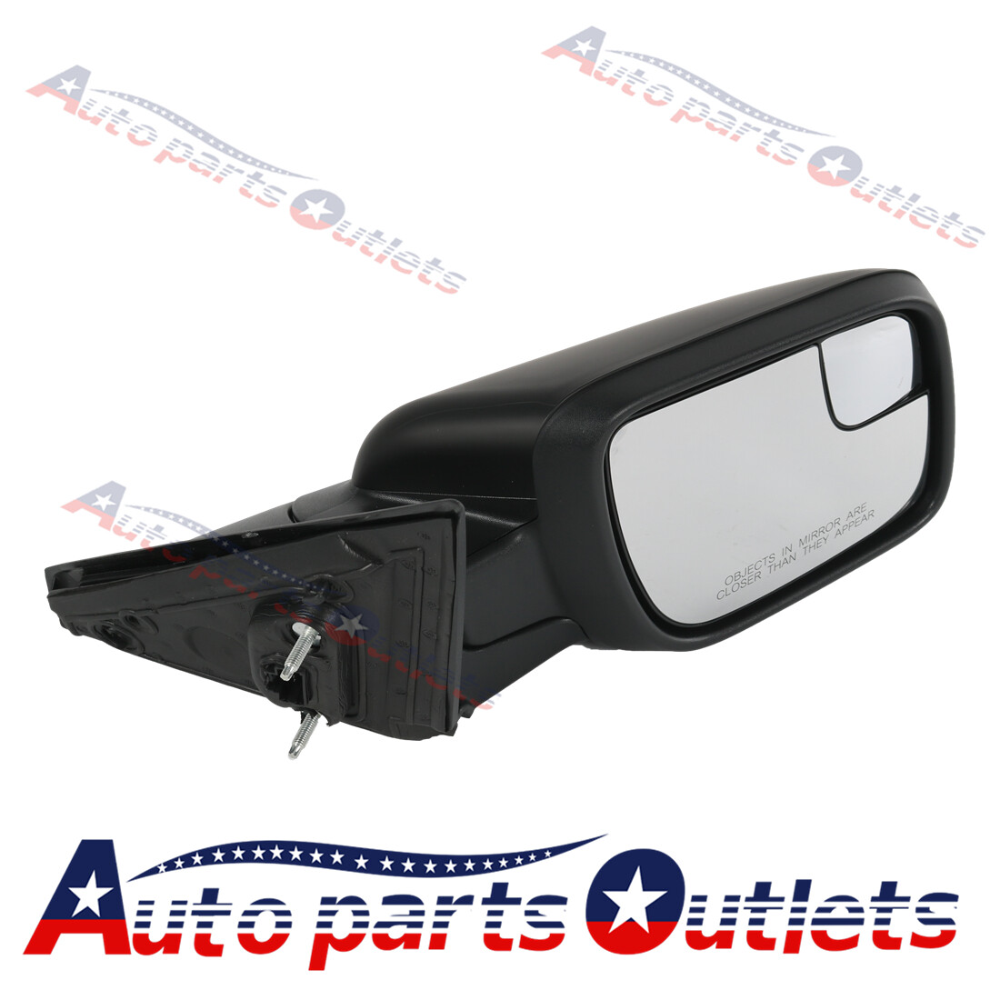 New Right Side Power Mirror Black For Ford 2011-15 Explorer Manual Fold Textured