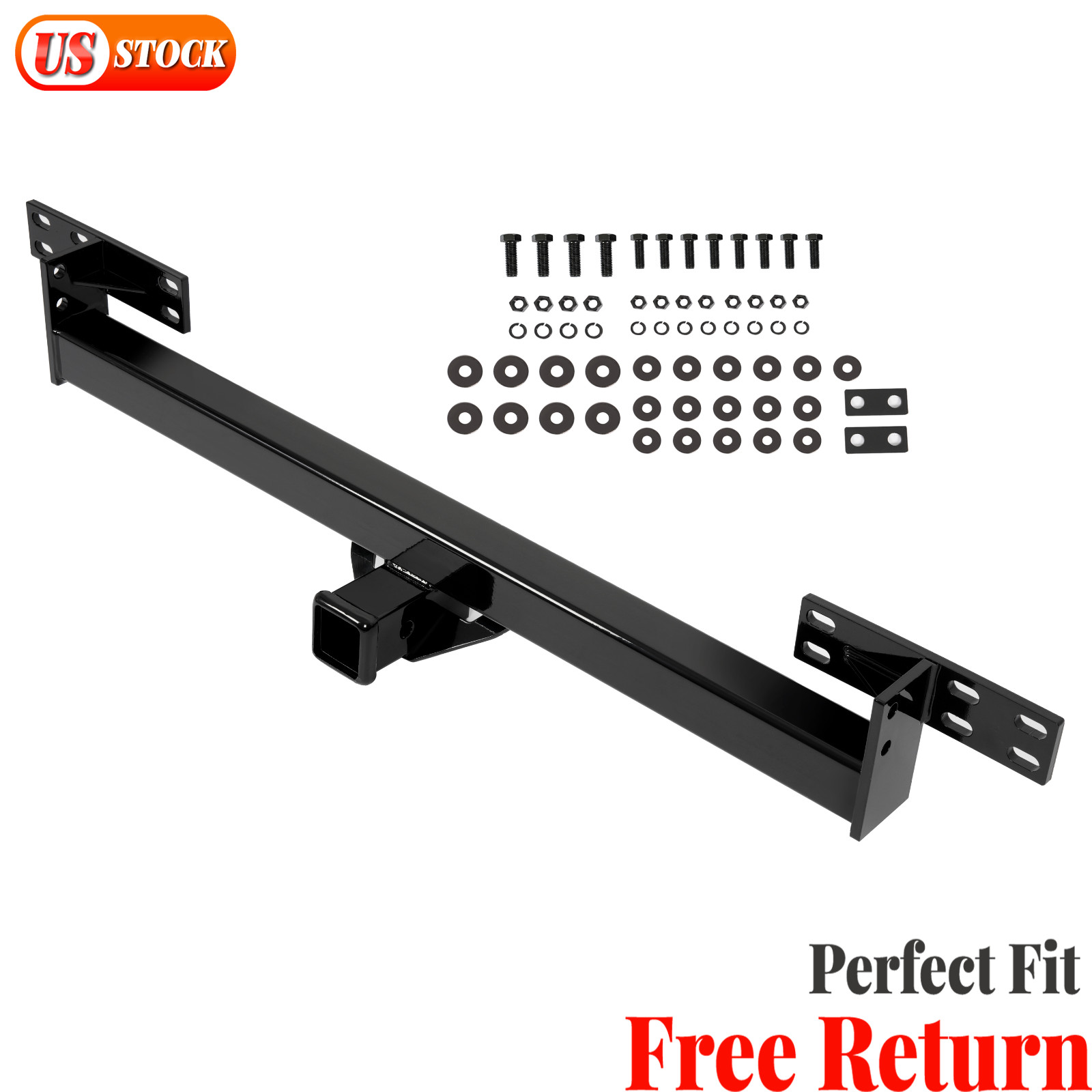 Class 3 Trailer Hitch 2″ Receiver For 1987-2006 Jeep Wrangler YJ/TJ Rear Steel
