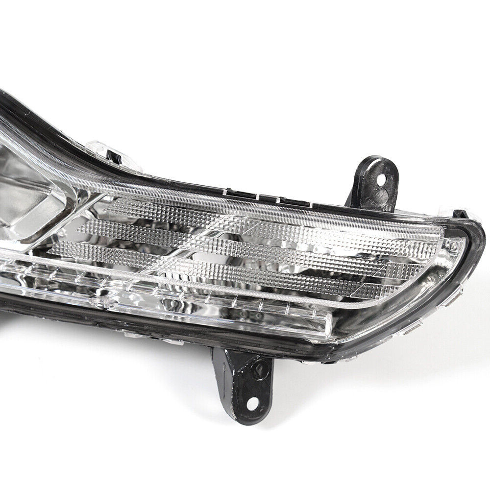 Left & Right Front Bumper Fog Lights Lamps w/Bulbs For 2013-2016 Ford Escape