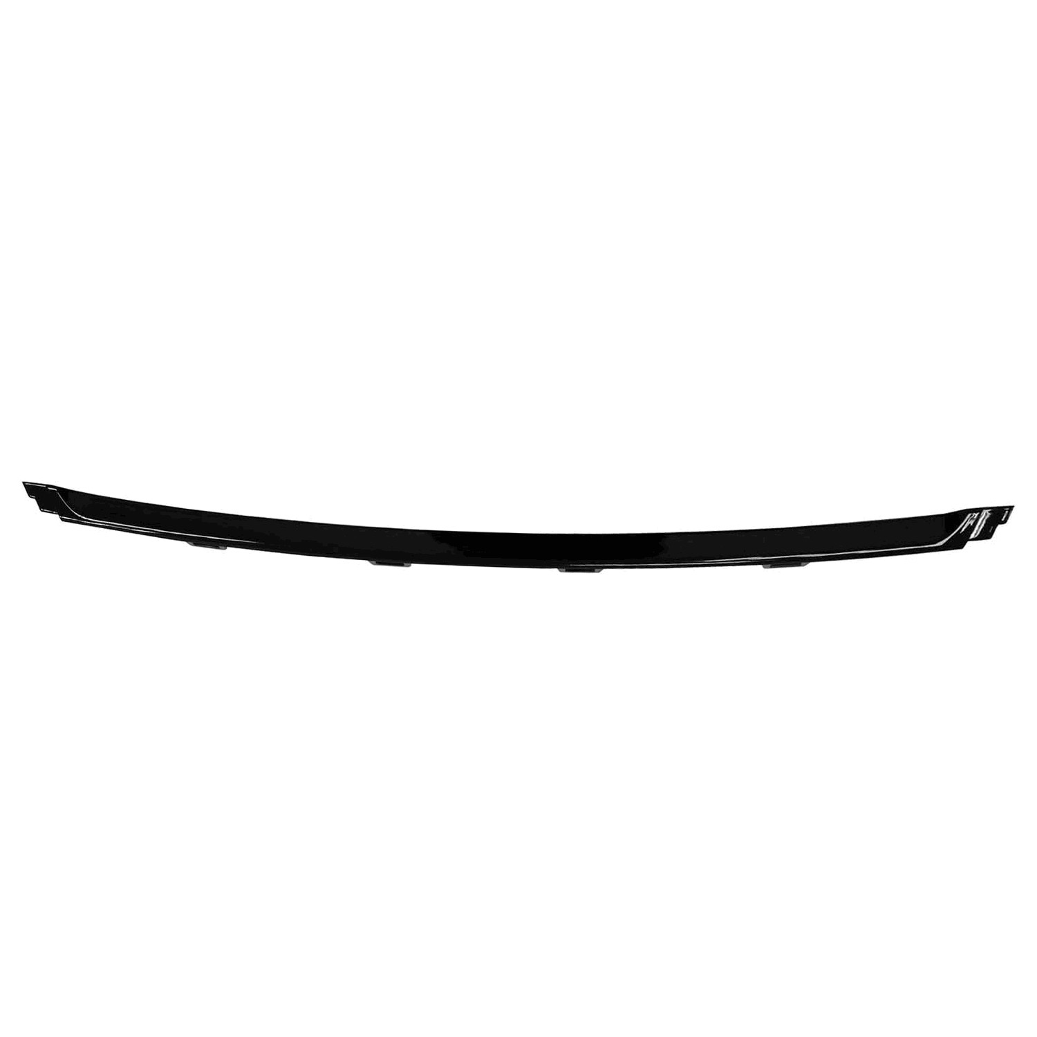 Replacement Black ABS Plastic Front Center Bumper Cover Molding
