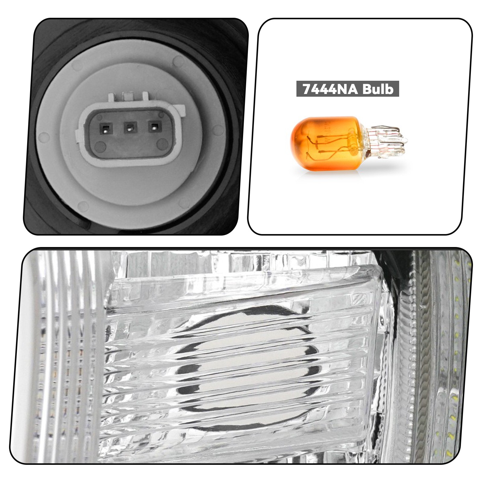 1Pair Halogen Projector Headlight For 2017-2020 Chevy Sonic Headlamps Left+Right