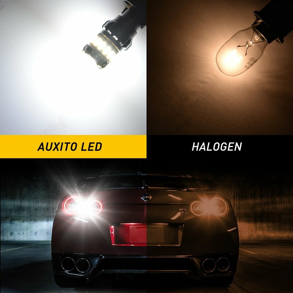 AUXITO 921 912 LED Reverse Backup Light Bulb 2400LM 6000K Super Bright T15 EOH