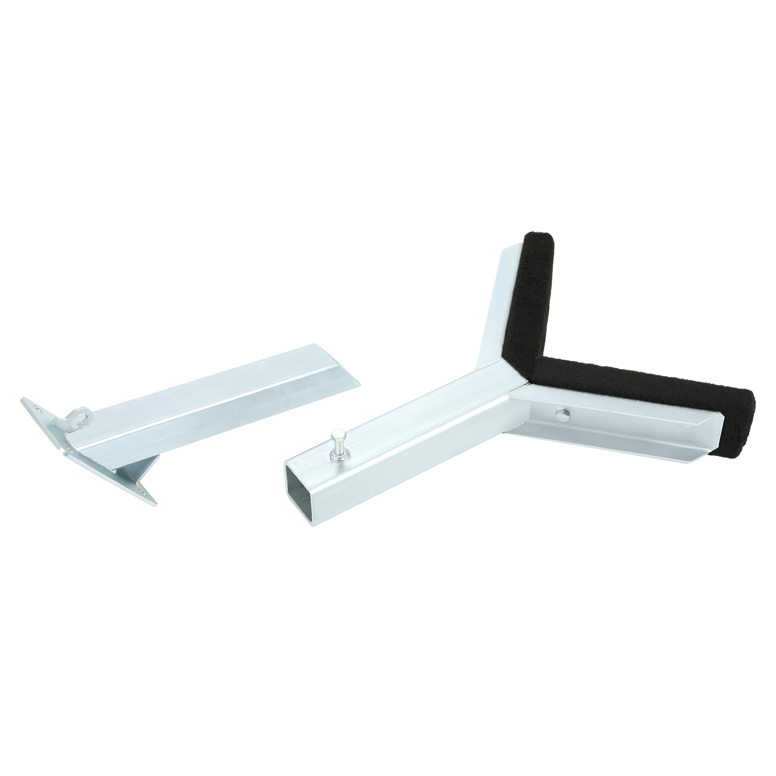 NEW! Adjustable Bow Rest Catcher Stop for Boat Trailer Zinc-Plated Post Carpeted