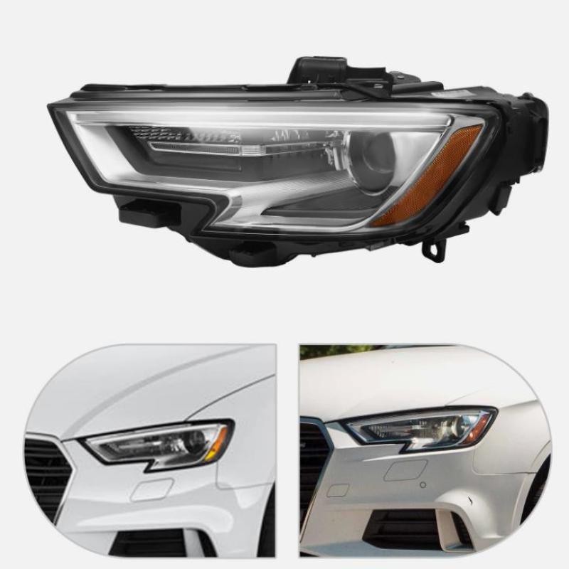 HID Left Driver Side Headlight Front Headlight Assembly For 2017-20 Audi A3