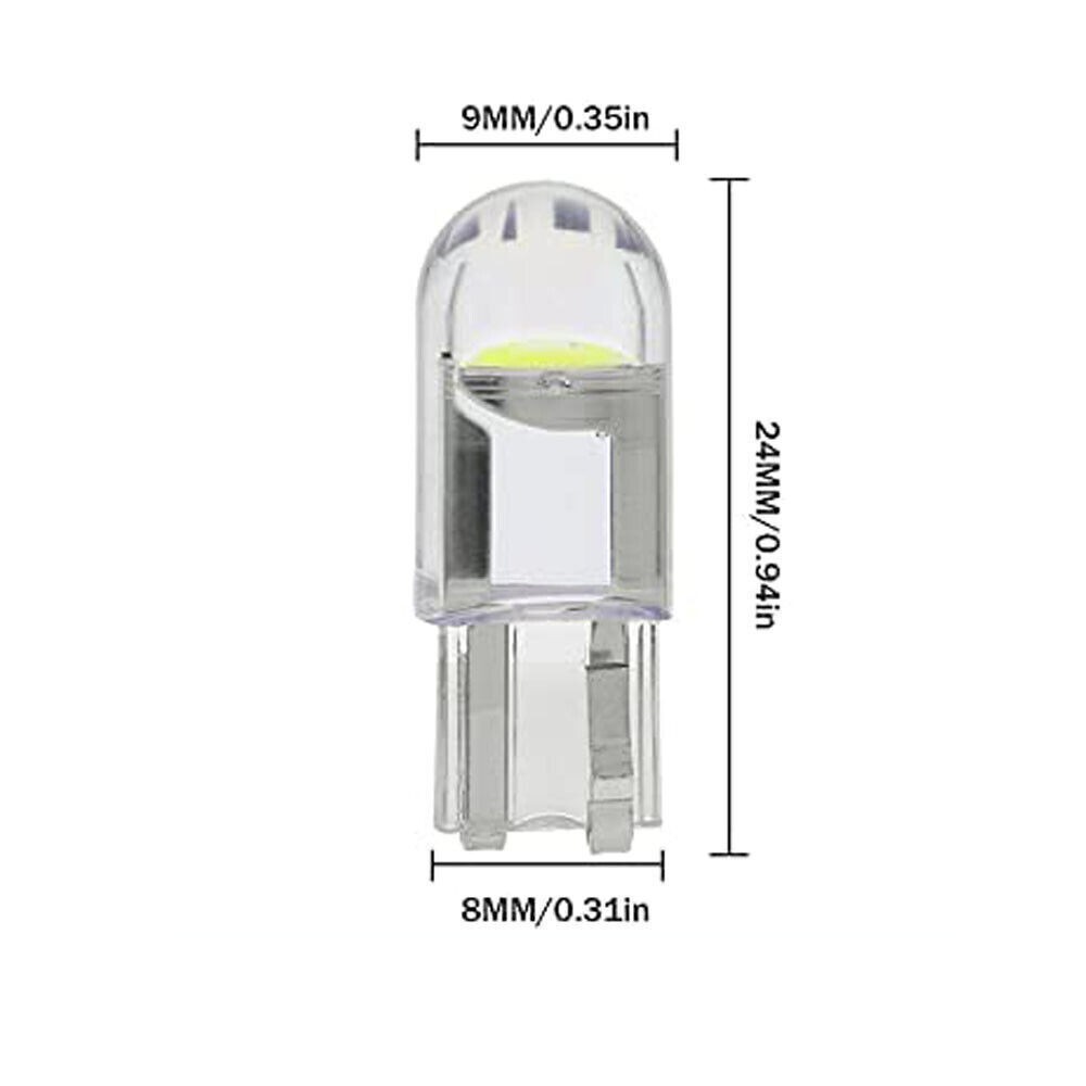 20pcs LED License Plate Interior Light Bulb White T10 194 168 W5W 2825 6000K